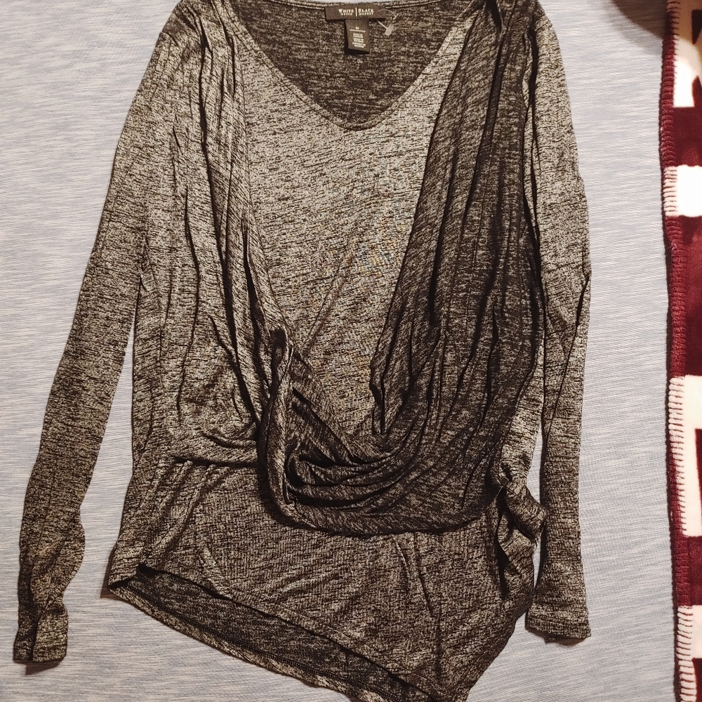 White house black market, medium black blouse